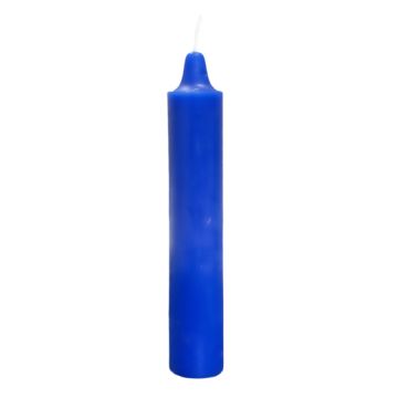 Blue Generic Jumbo Candle 8-1/2" - Each